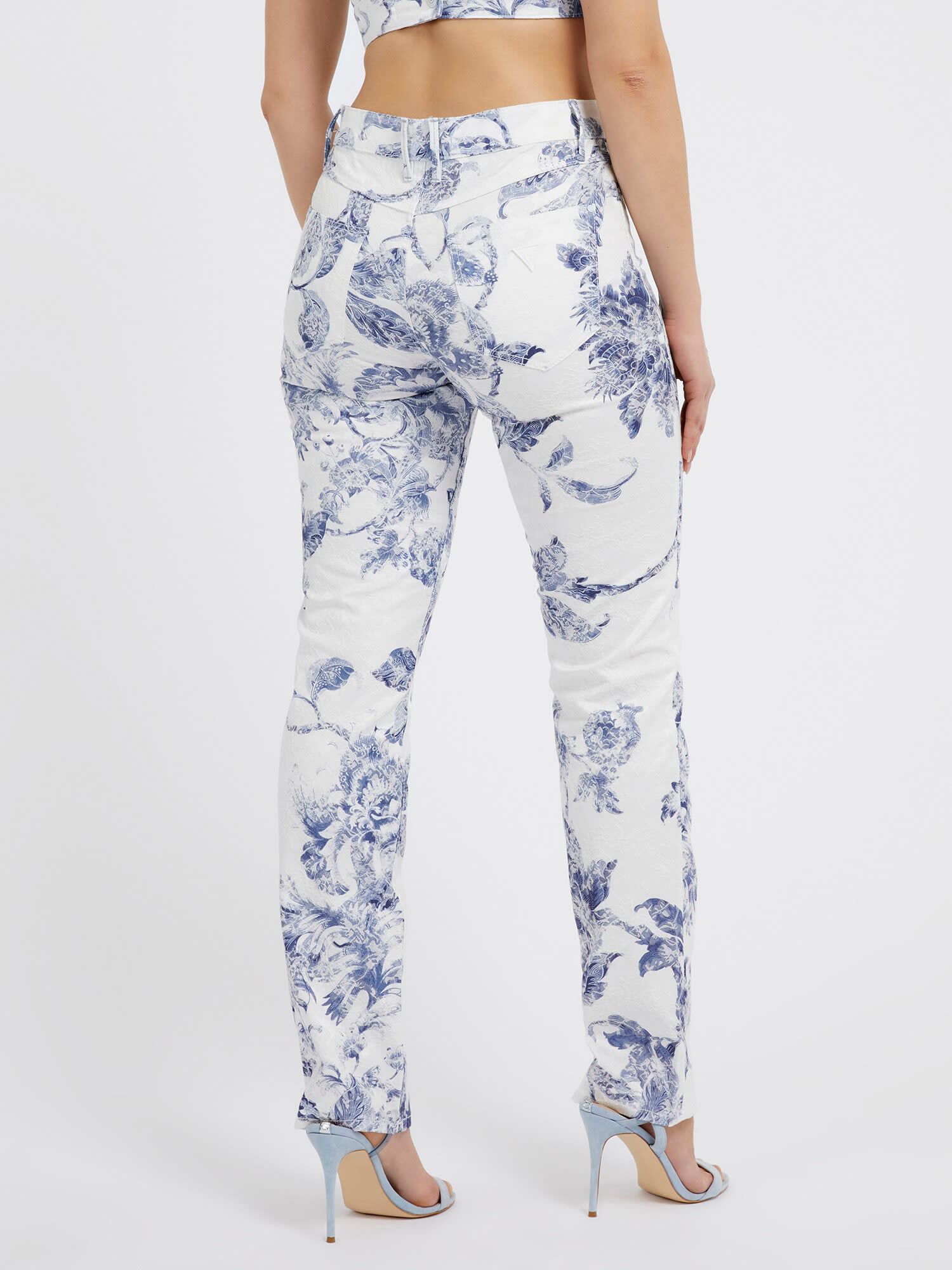 Guess floral pants shop