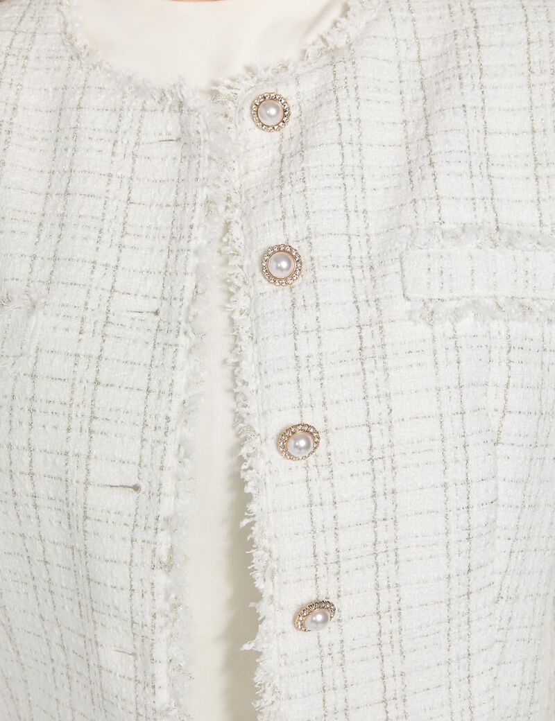 جاكيت قصير من التويد