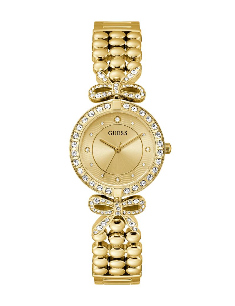 Ladies Gold Tone Analog Watch