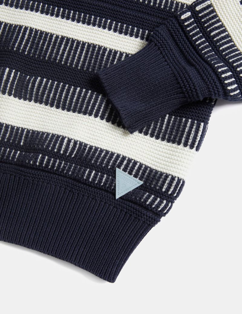 Regular-fit striped sweater