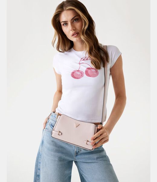 Rosalba Saffiano Mini Crossbody Bag