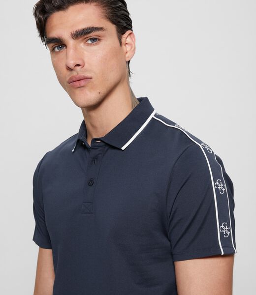 Logo bands polo shirt