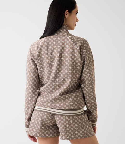Full zip scuba sweatshirt