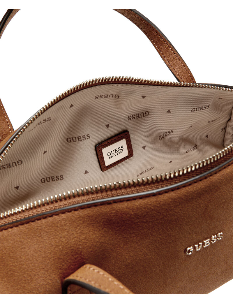 guess taylor mini satchel bag