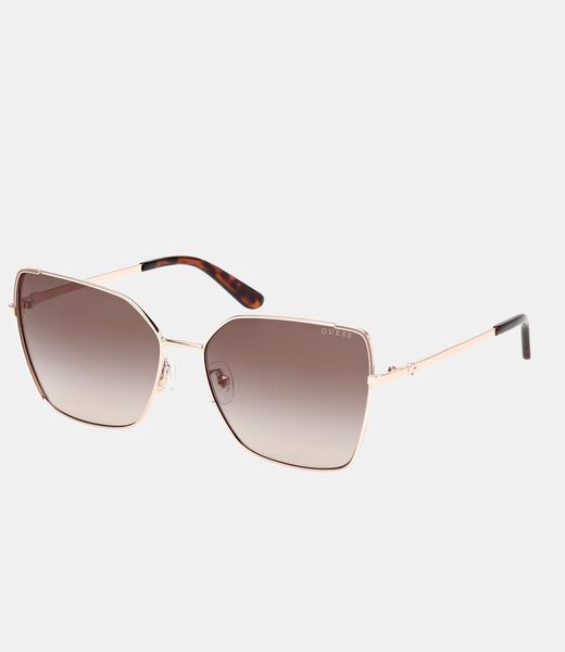 Geometric Butterfly Metal Sunglasses