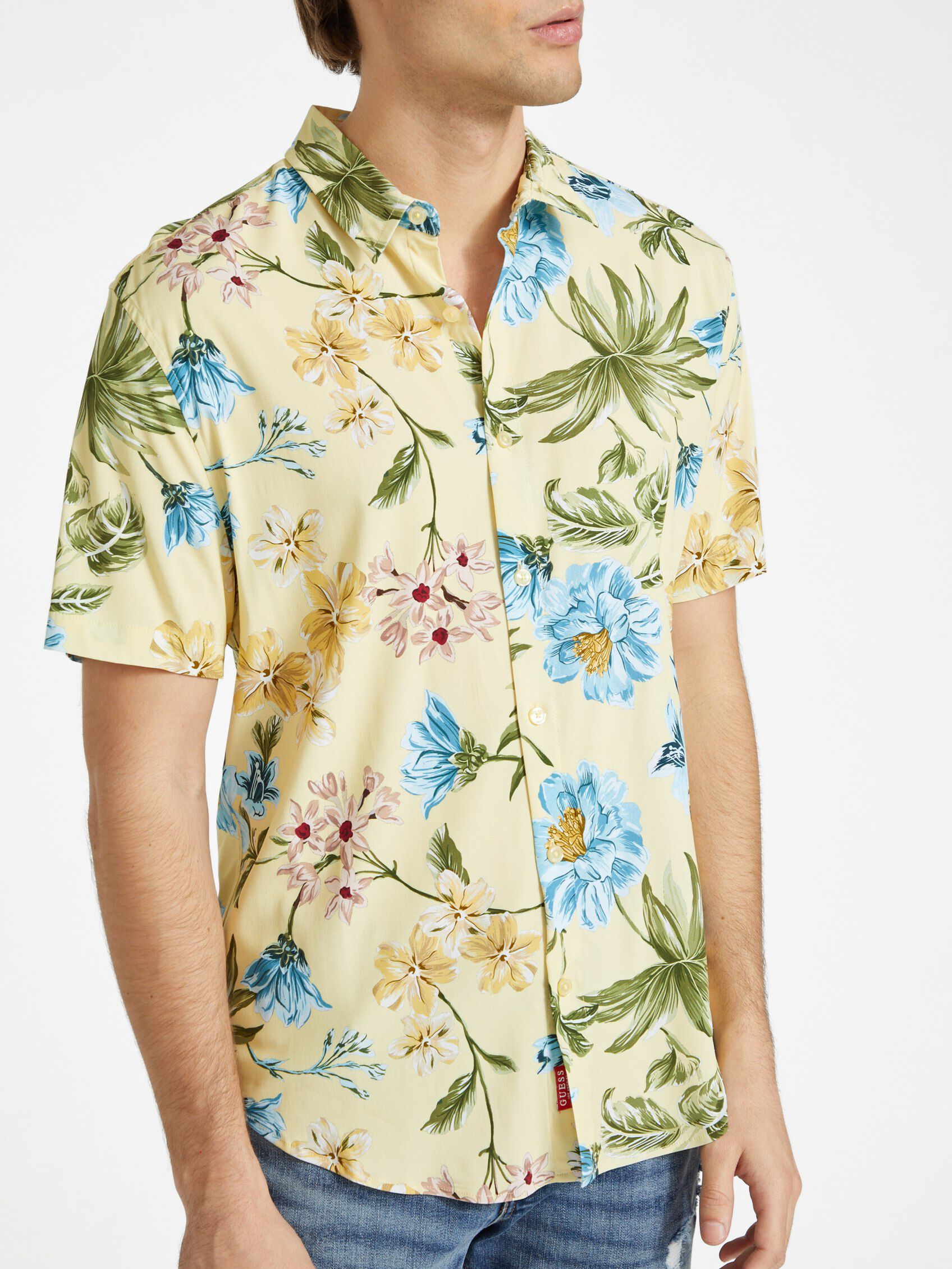 Guess floral shirt top