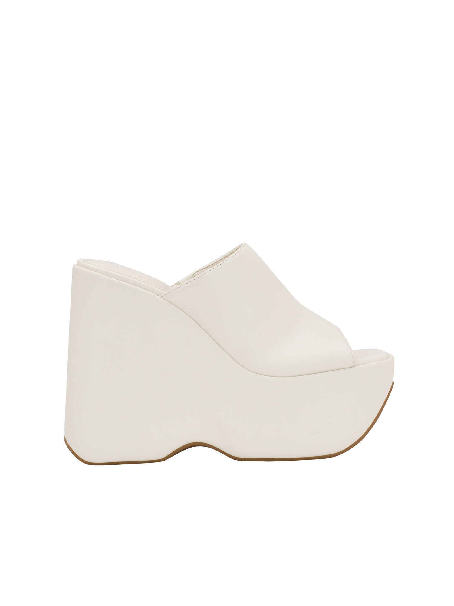 Guess white wedge sandals online