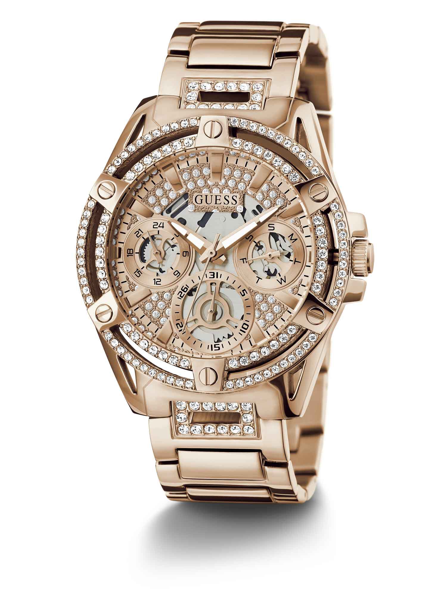 Guess top rhinestone watch