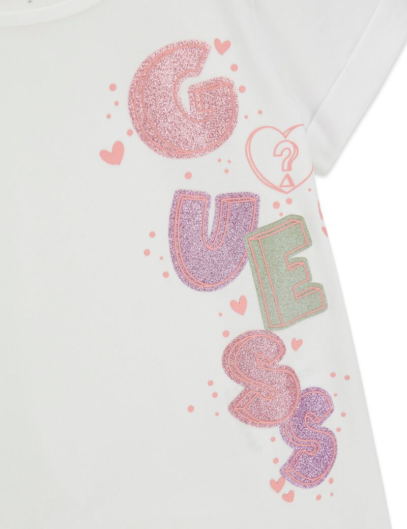 guess high low ss t shirt
