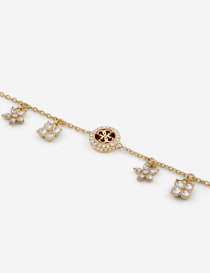 Flower charms bracelet