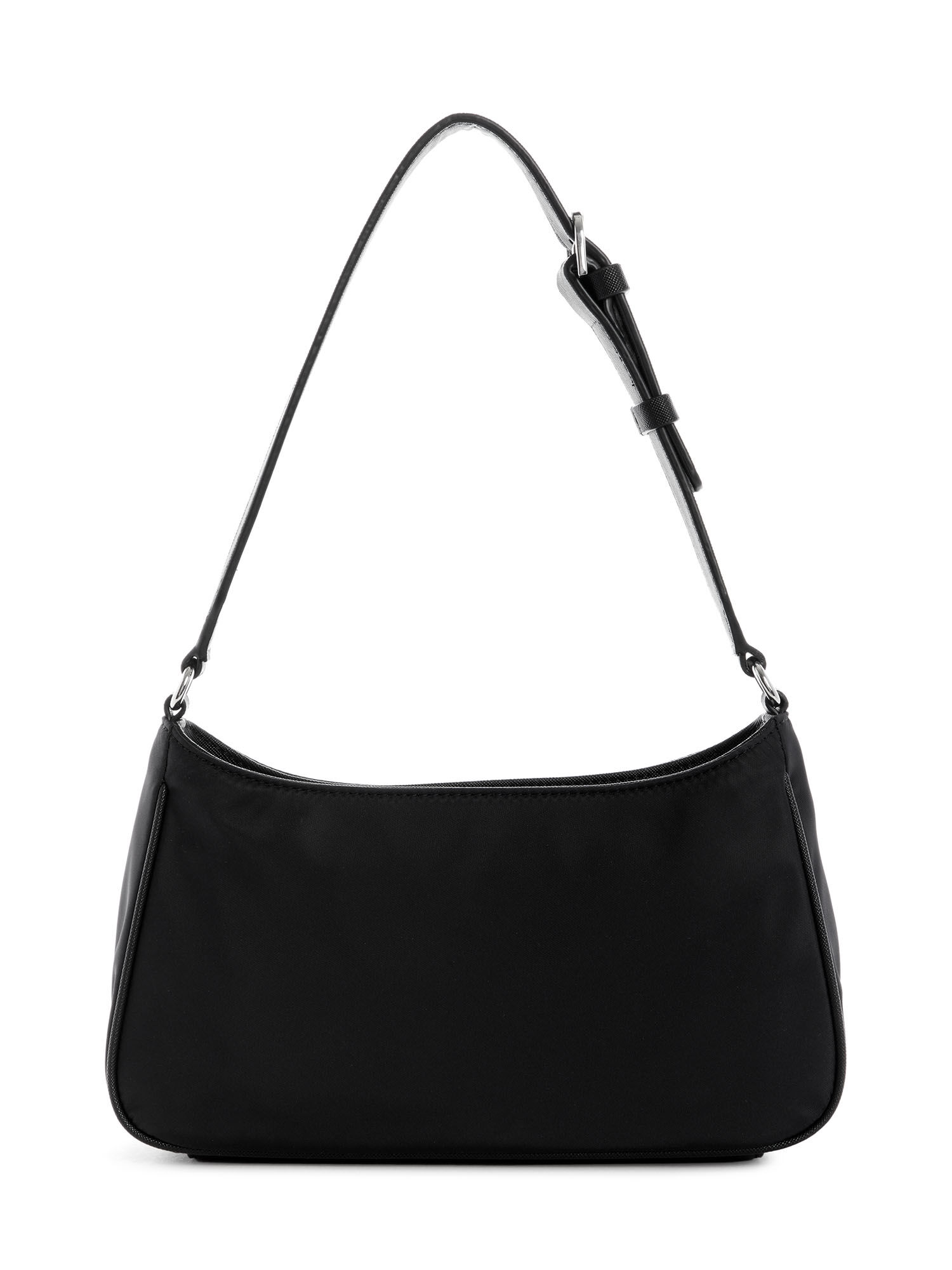 Guess black leather bag sales