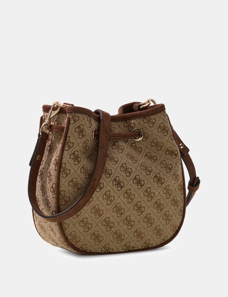 guess samantha logo mini bucket
