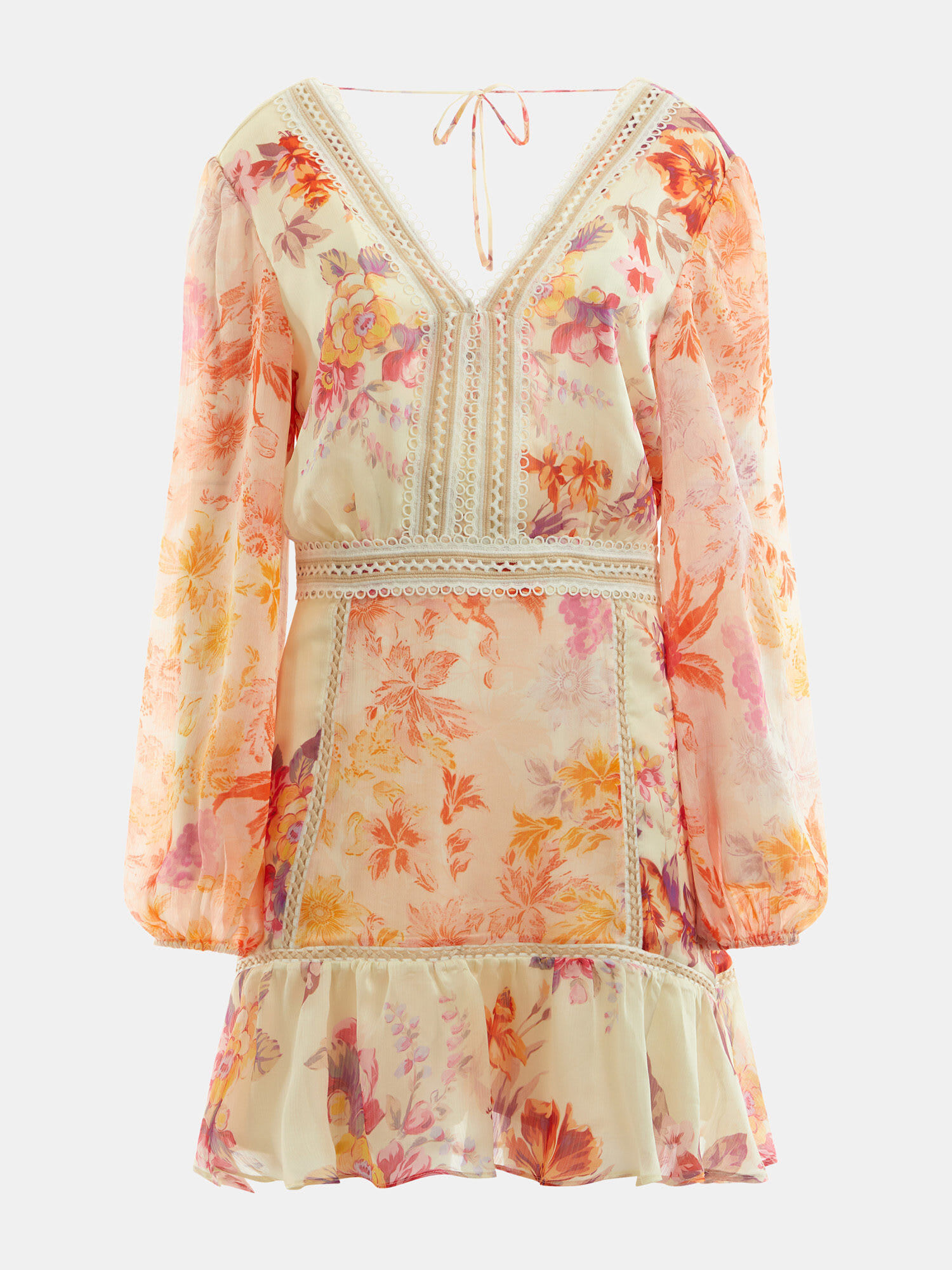 Guess yellow floral dress online