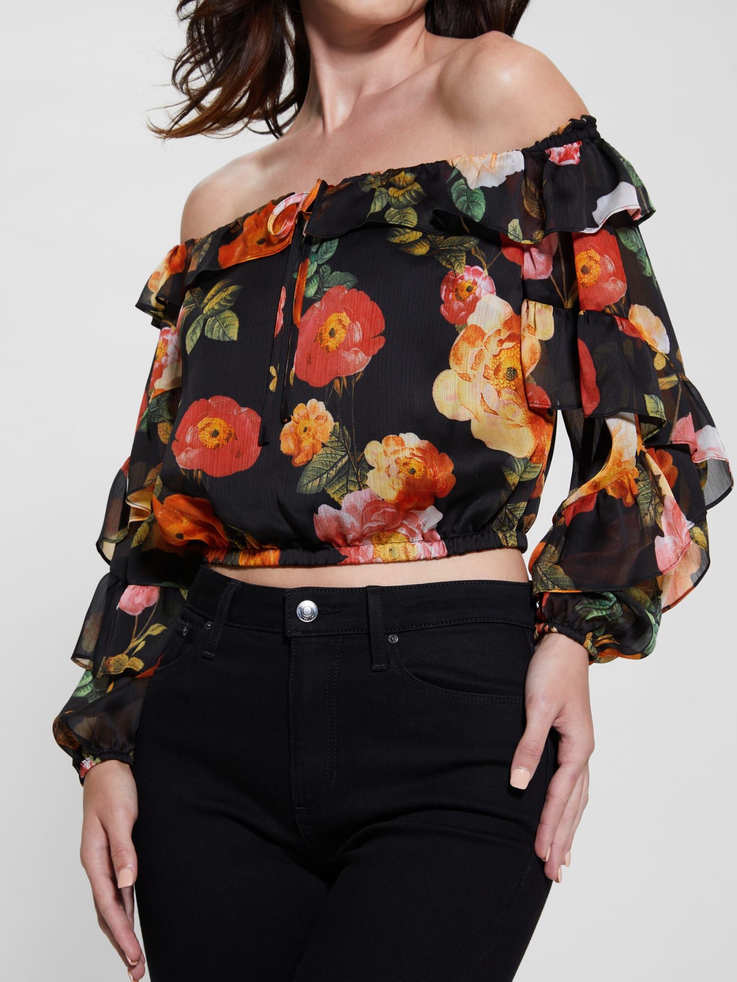 Guess blouse sale hot sale