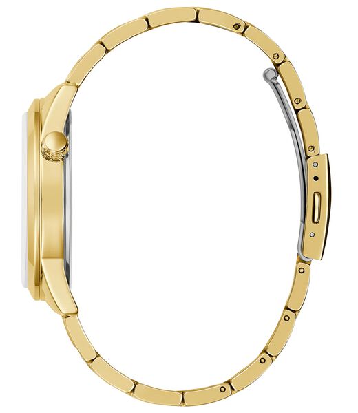 GW MAX YG CS BLK DL 42MM QTZ YG BRCT F22