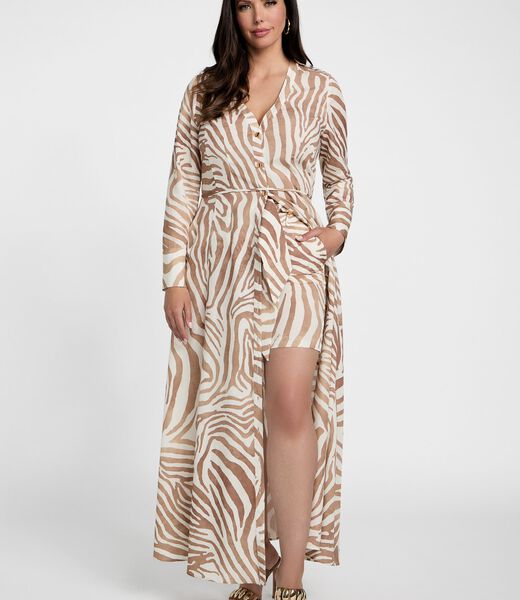 Marciano animal-print long dress