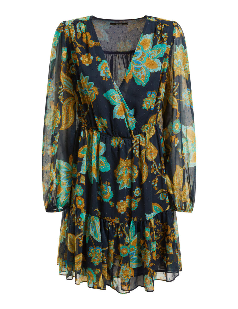 Multi-Colour Midi Dress