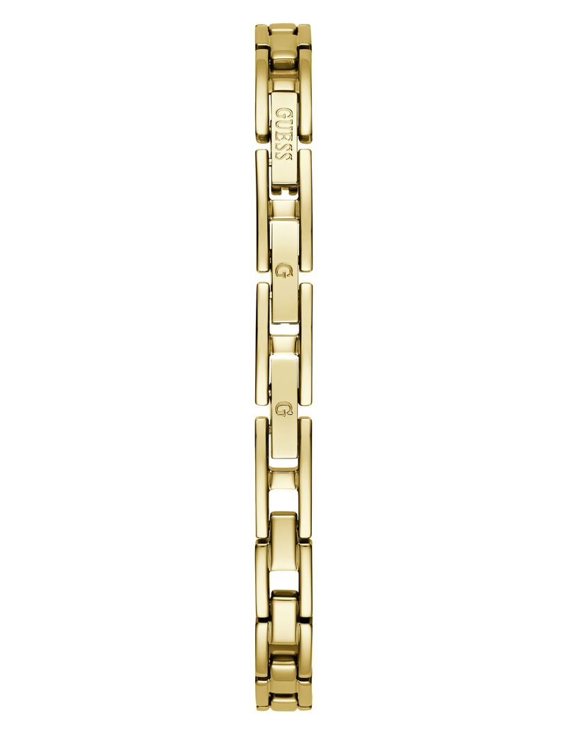 Gold Tone Quartz Analog Recycled Steel Watch