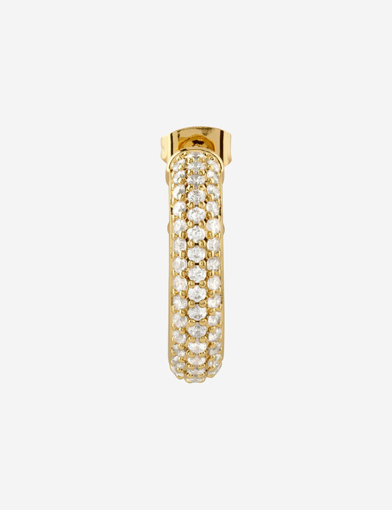 22mm essenza pave hoops