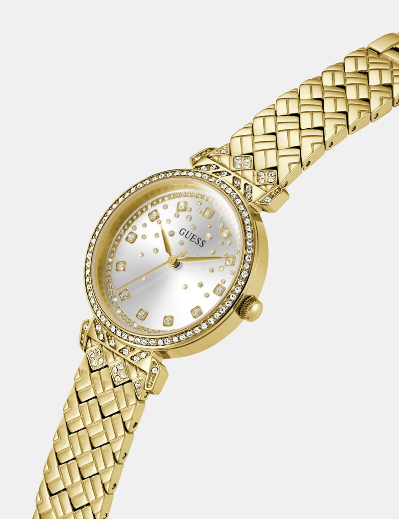 Ladies Gold Tone Analog Watch