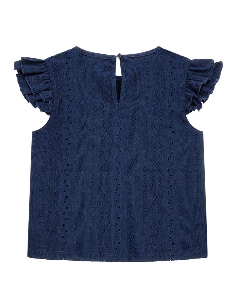 Stretch Jacquard Ss Top