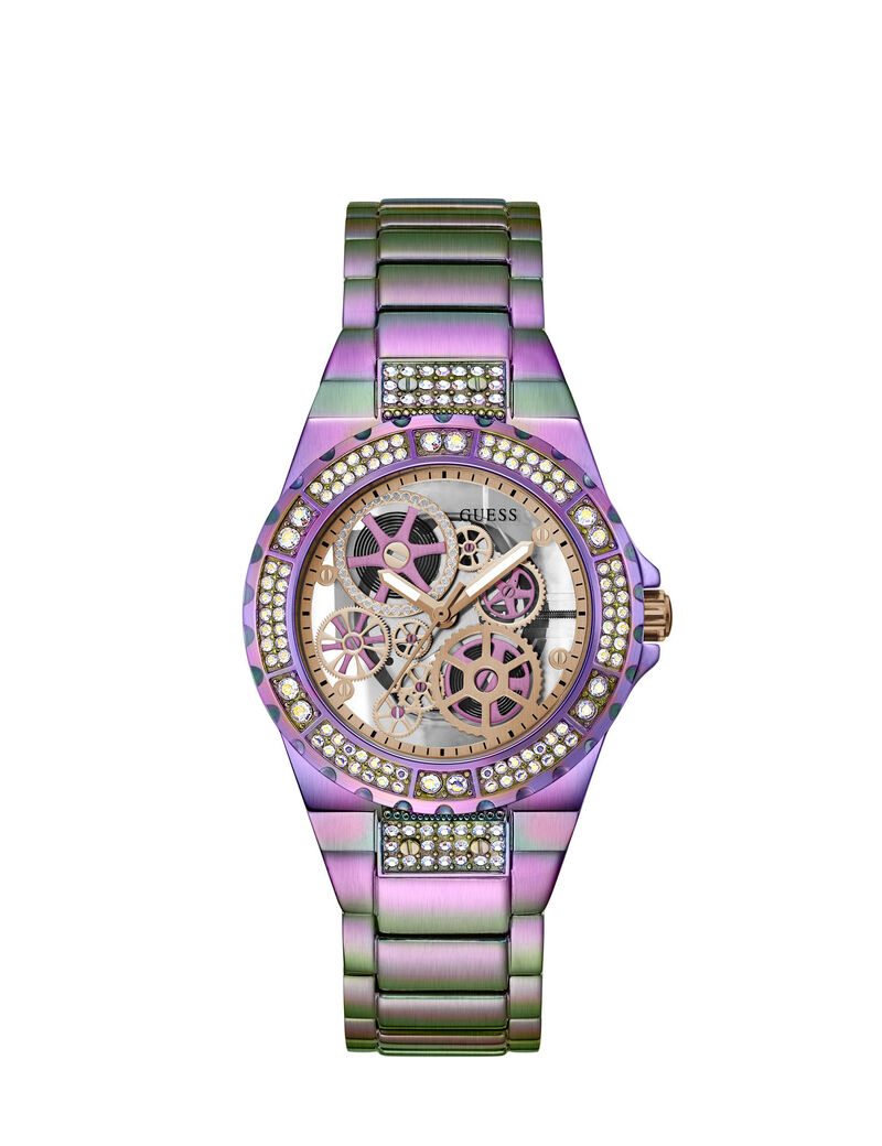 Exposed Dial Analog Watch
