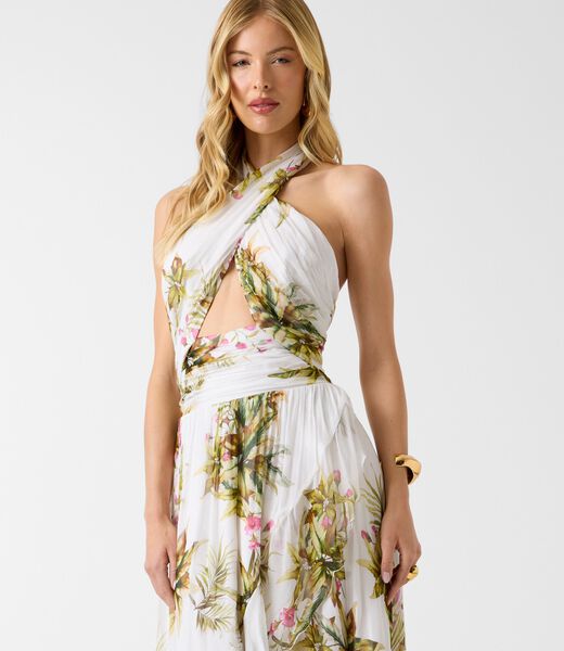 Marciano halter-neck maxi dress
