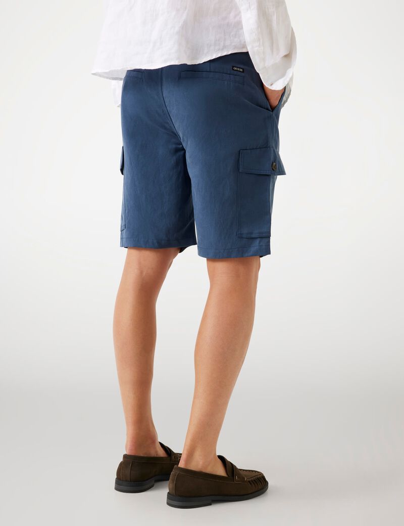 Twill cargo shorts