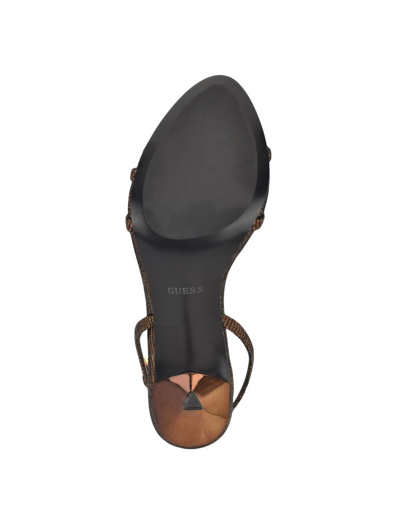 Strappy open toe G hardware dress sandal