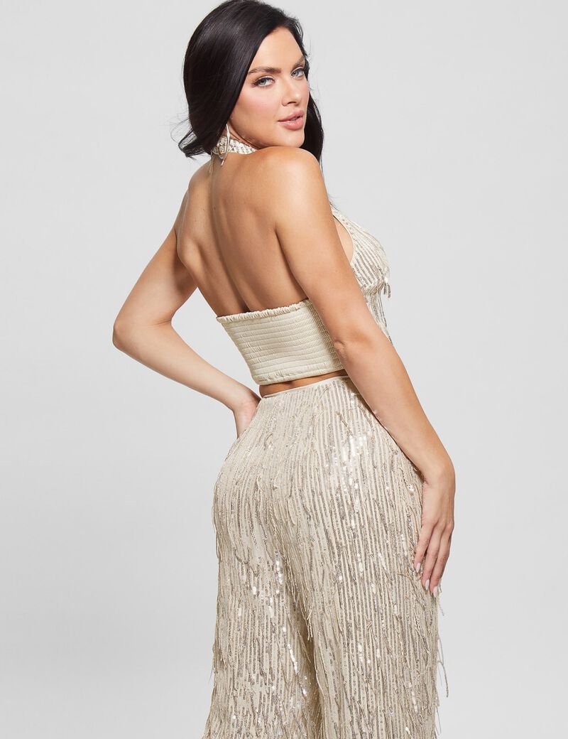 Fringes With Sequins Top