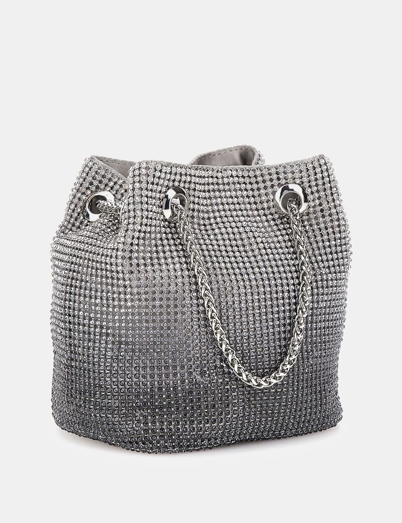 Zalina Rhinestone Mini Handbag