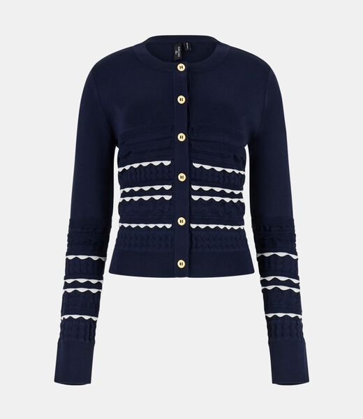 Marciano ruffles cardigan