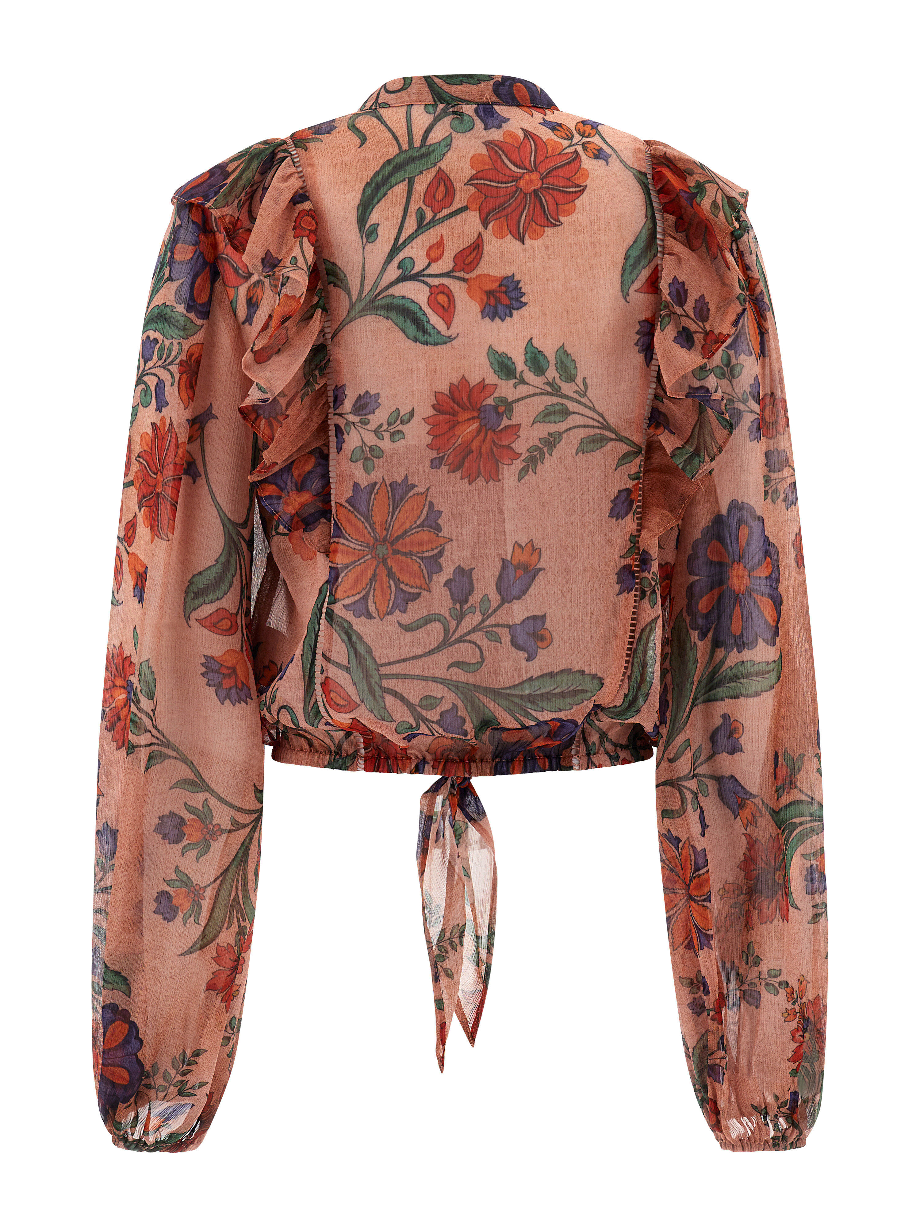 Guess floral blouse hot sale