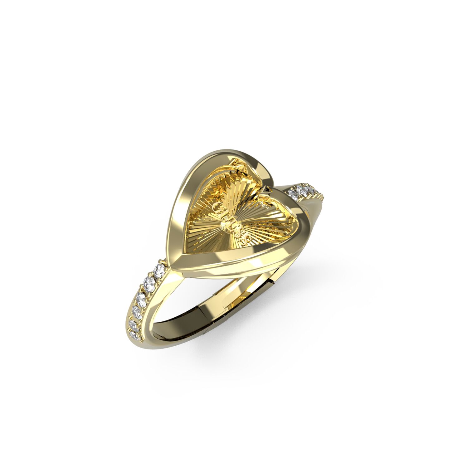 MON AMOUR HEART RING