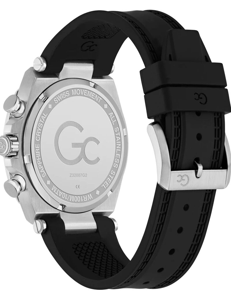 Gc IronClass chrono silicone watch