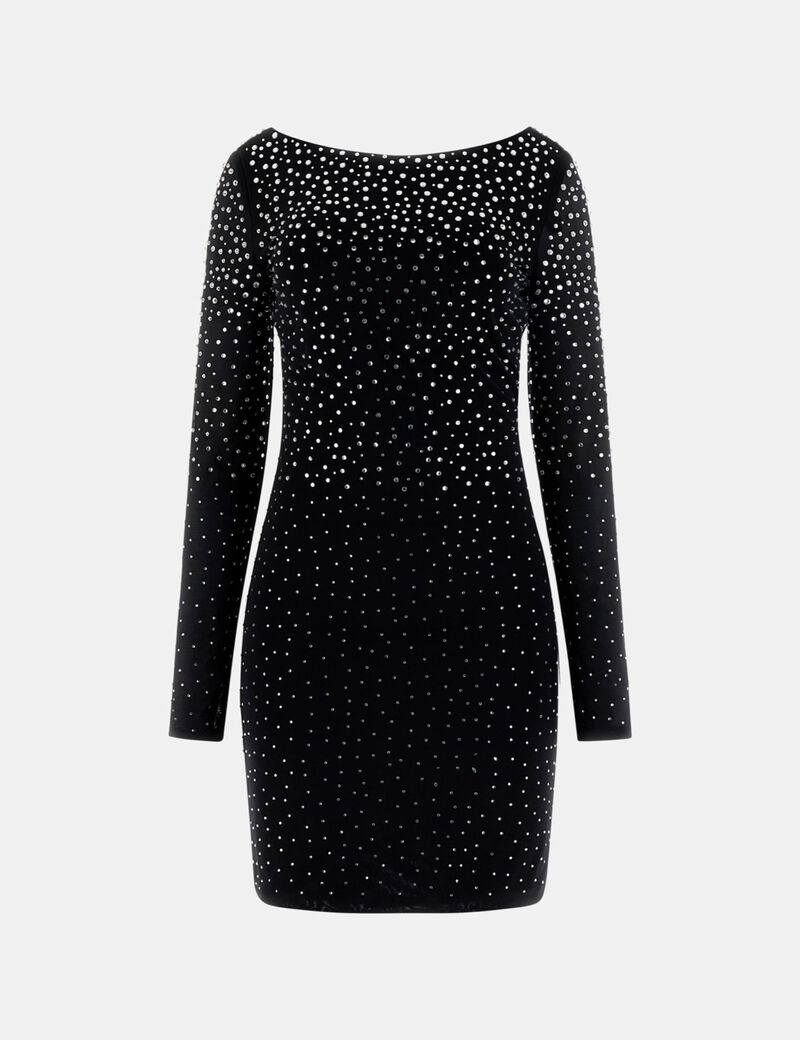 Marciano rhinestones dress