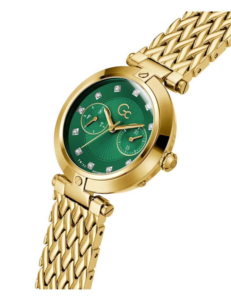 LW VOGUE YG CS WHT DL 36.5MM QTZ YG SS BRCT FW23