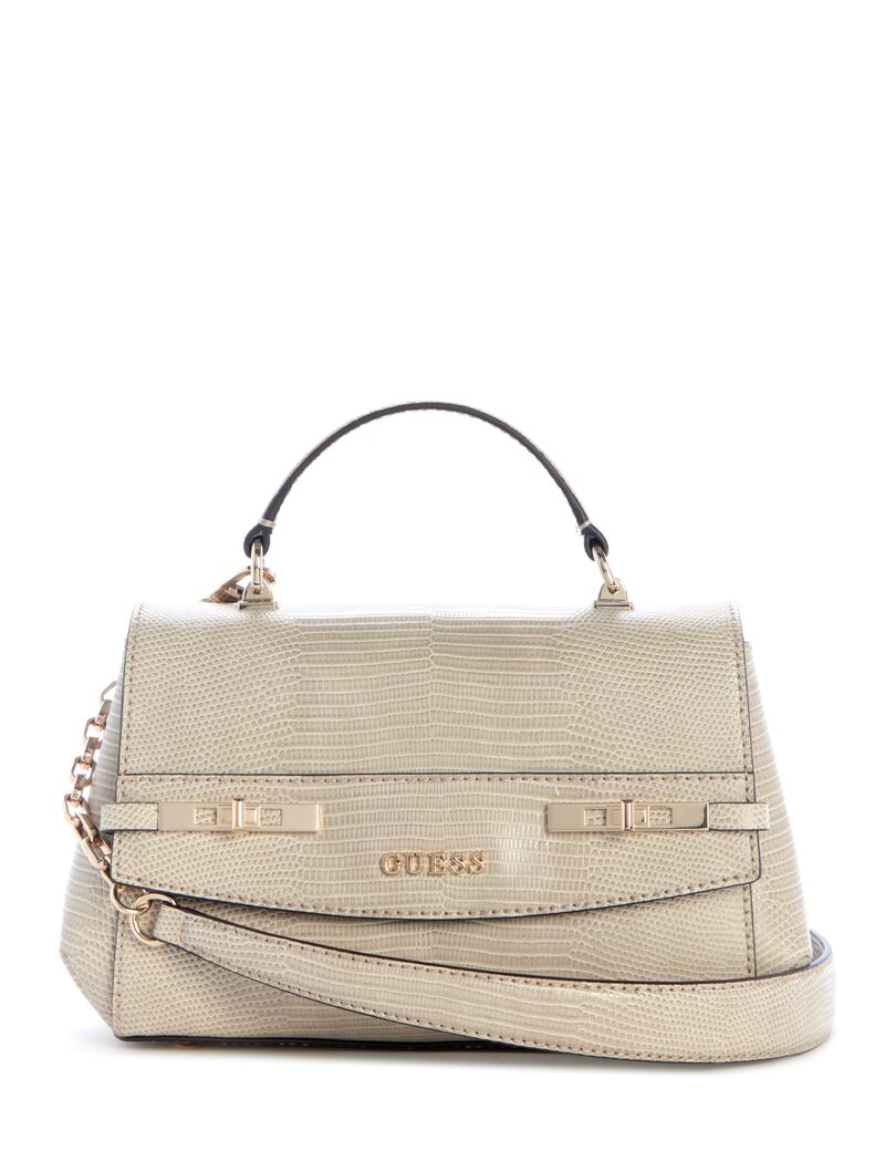 guess melinda animal print handbag