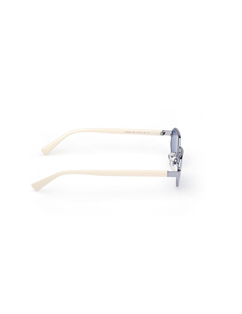 Geometric full rim sunglasses