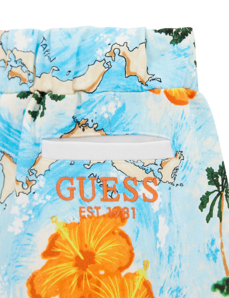 guess french terry burmuda