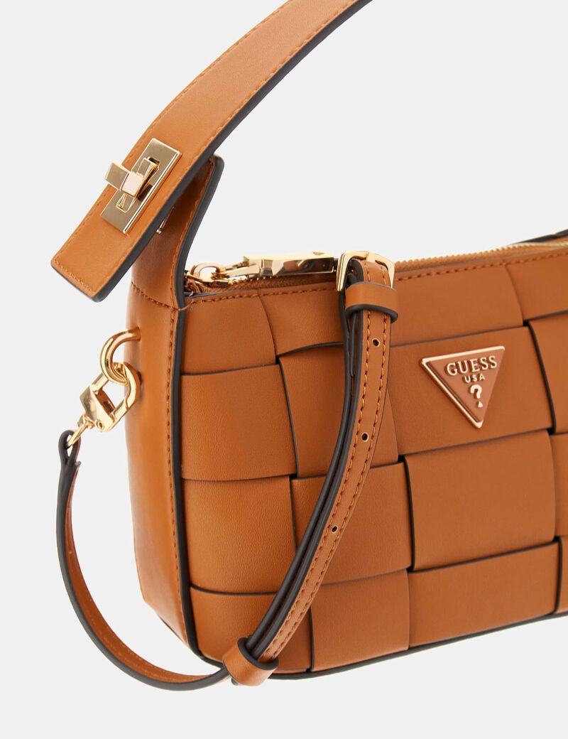 Maylee Woven Mini Hobo Bag