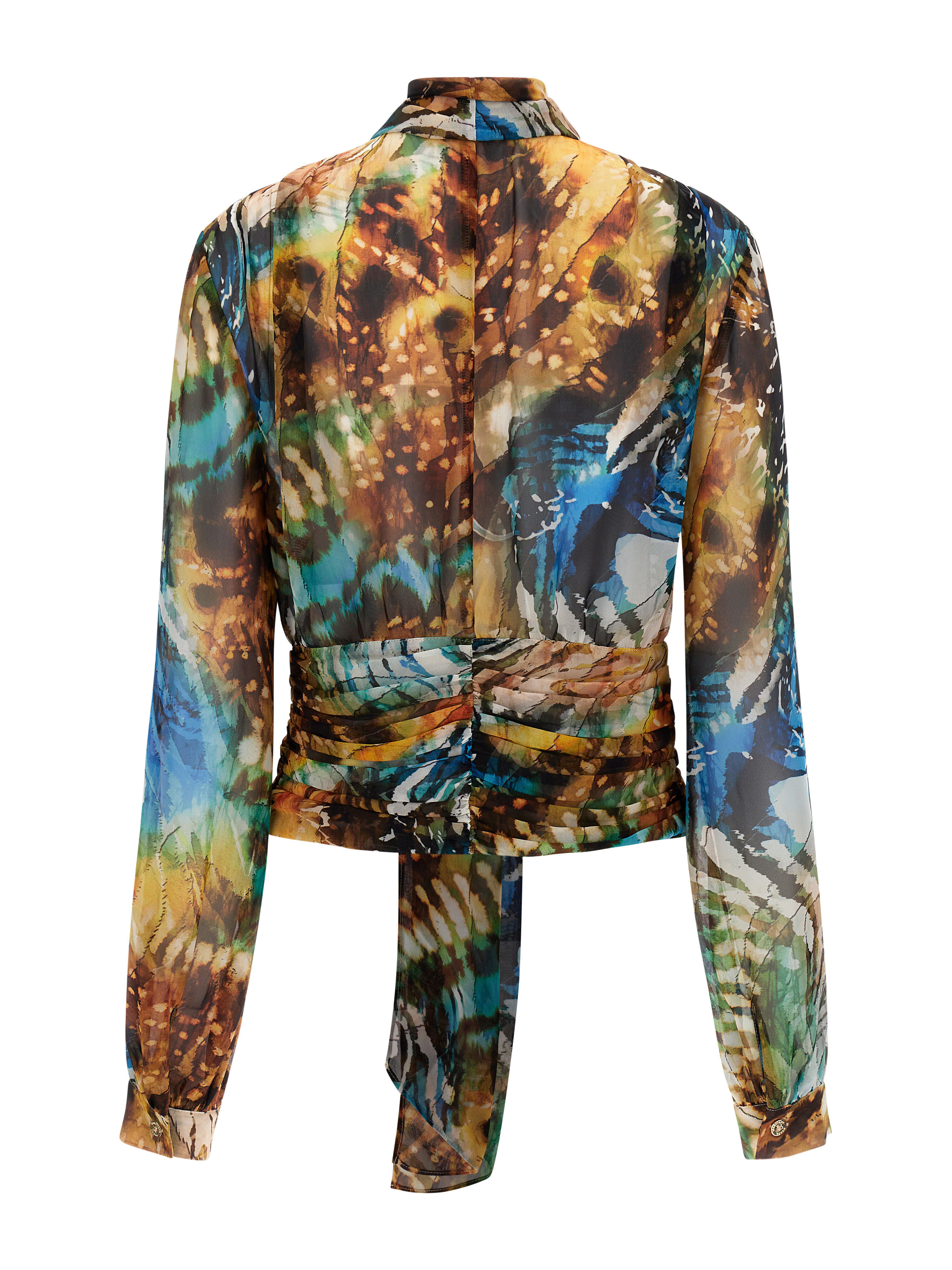 Shop GUESS Online Marciano All Over Print Blouse