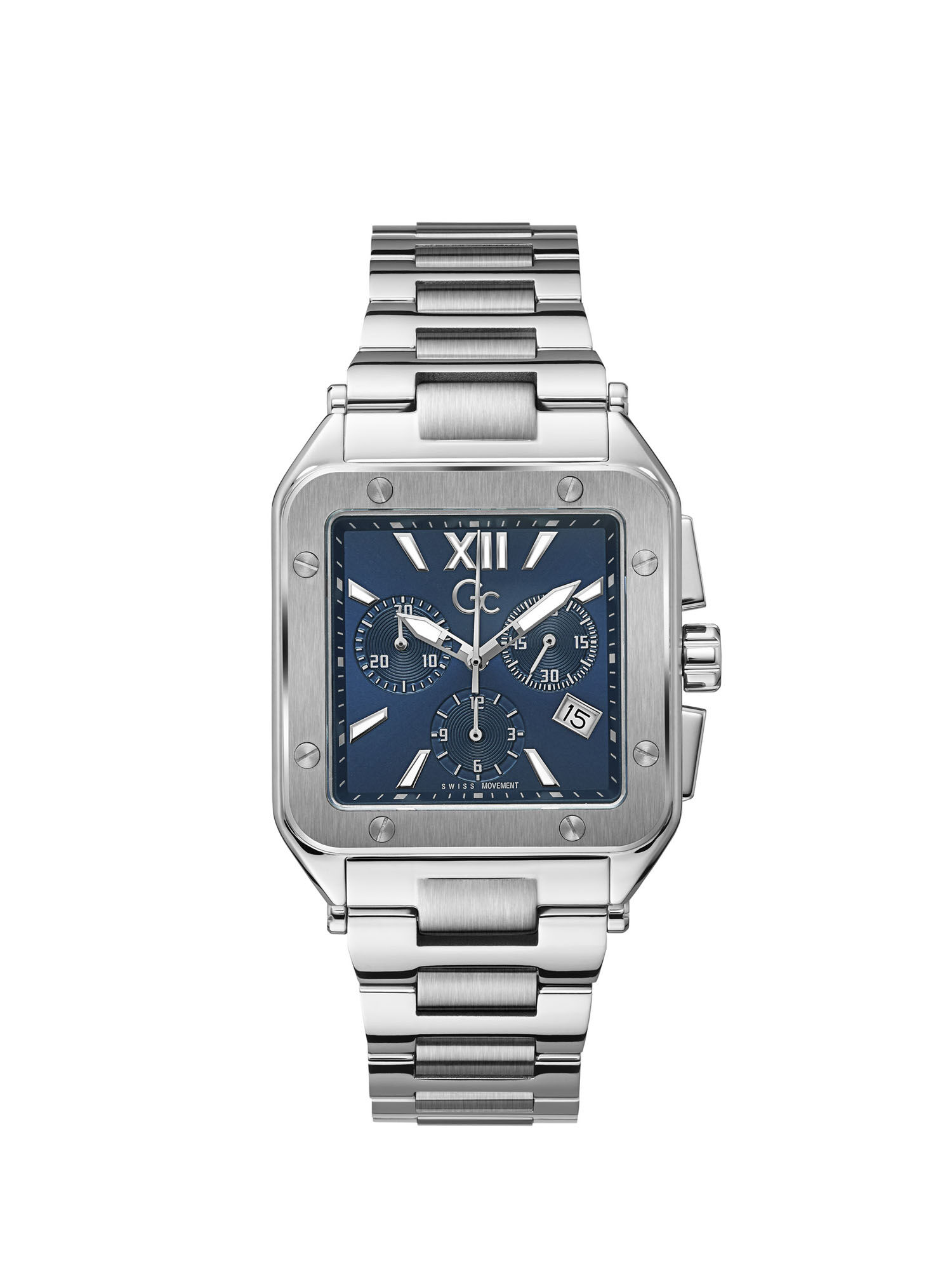 Shop GUESS Online Gc Square Chronograph Watch