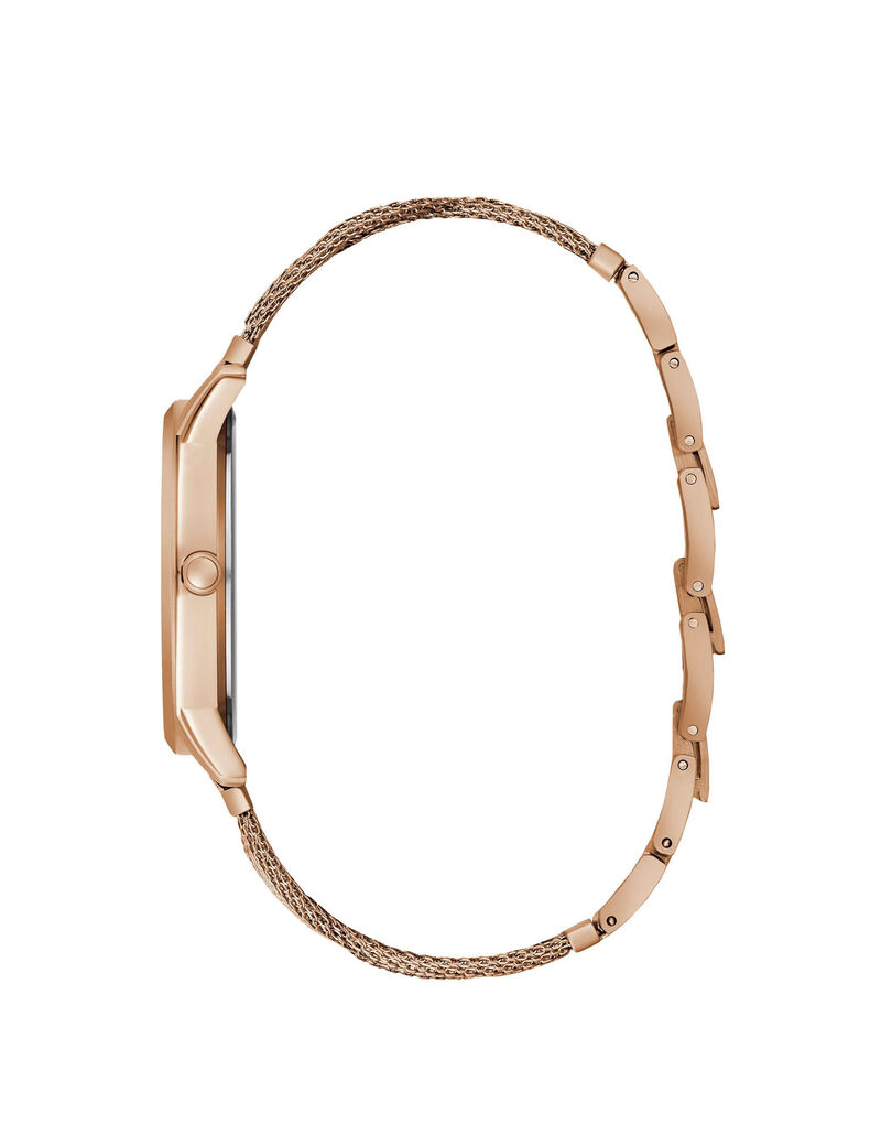 Rose Gold Mesh Watch
