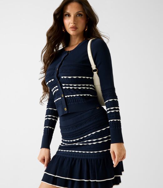 Marciano ruffles cardigan