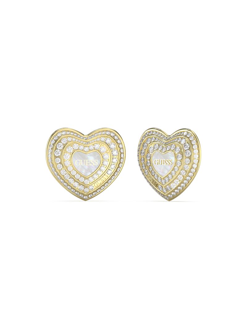 guess 35mm mop and crystals studs