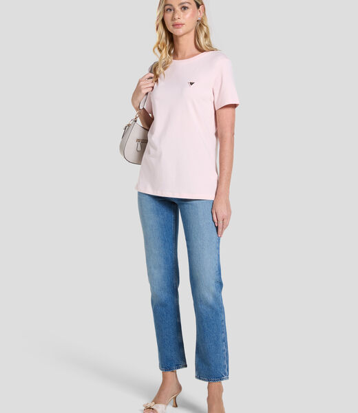 Triangle logo stretch t-shirt