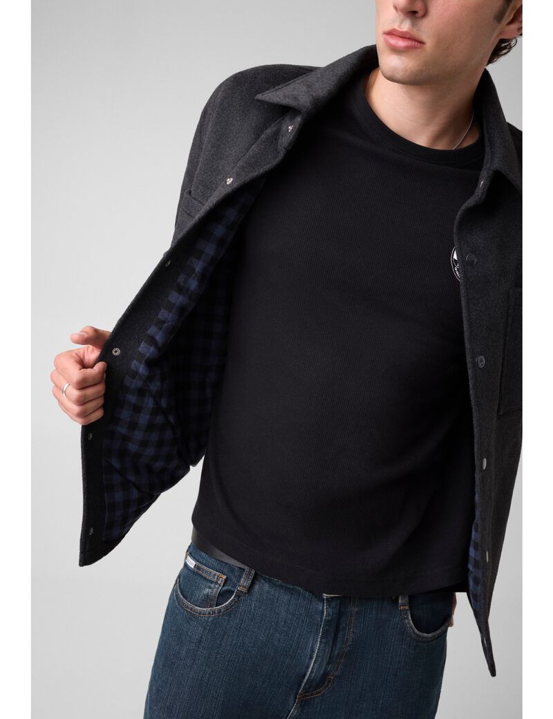 جيس padded wool jacket