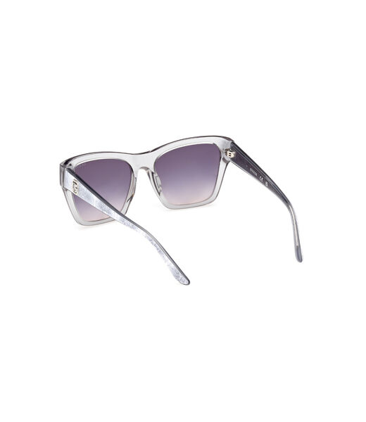 Square gradient grey smoke sunglasses