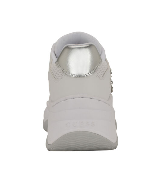 Harpaa Lace Up Chain Link Charm Platform Sneaker